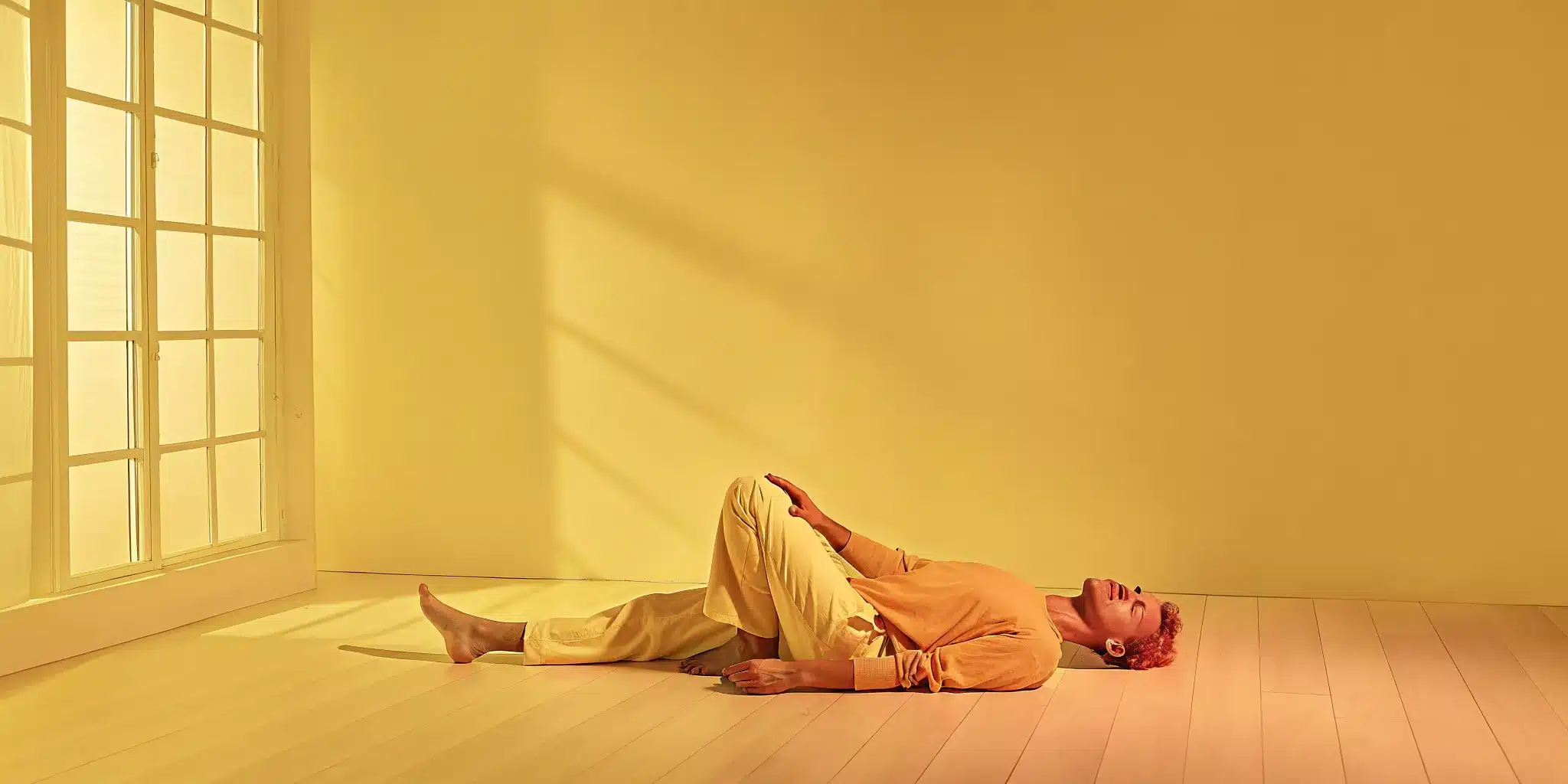 A person holding a static stretch, a key part of knowing how long to hold a stretch for flexibility.